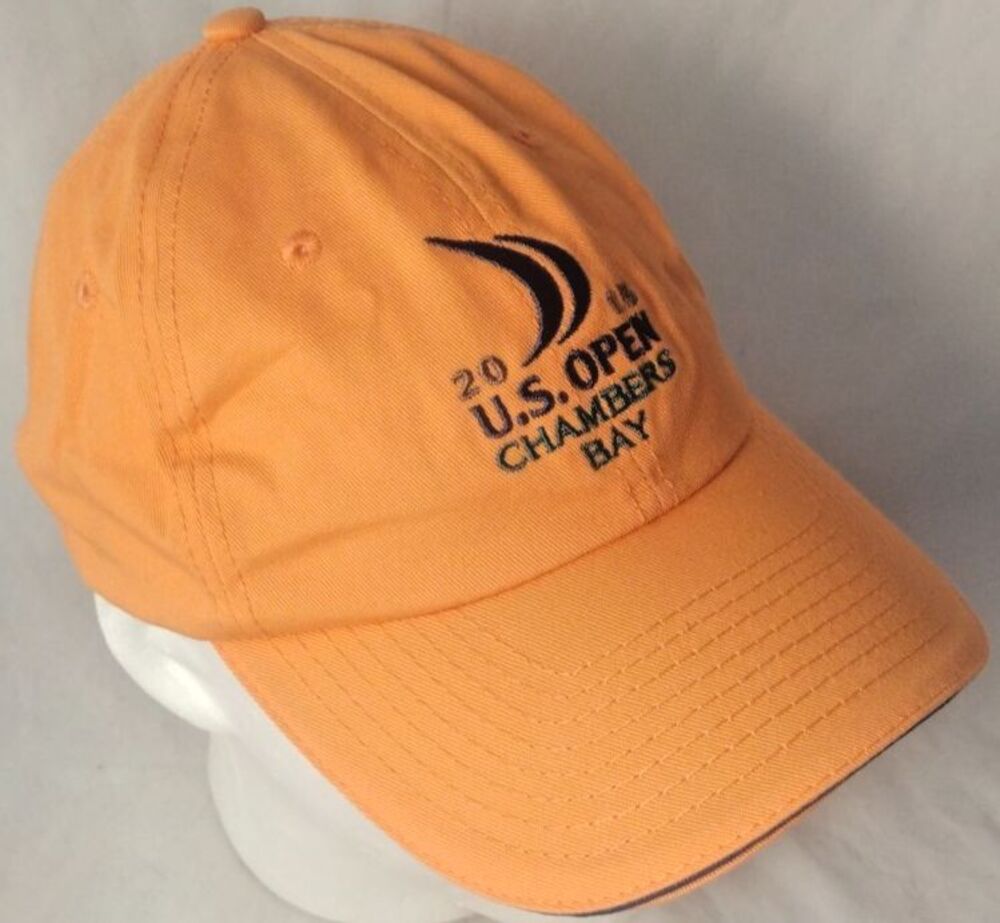 2015 US Open Chambers Bay Golf Member Adjustable Strapback Hat/Cap-EXCELLENT!